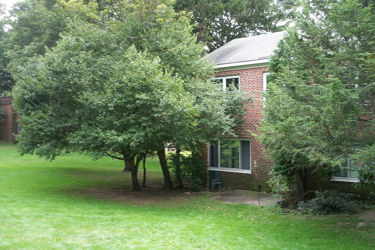 Small townhouse terrace, Massachusetts
